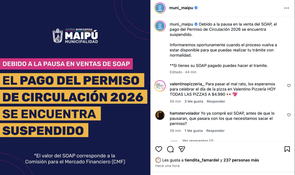 permiso de circulacion en pausa