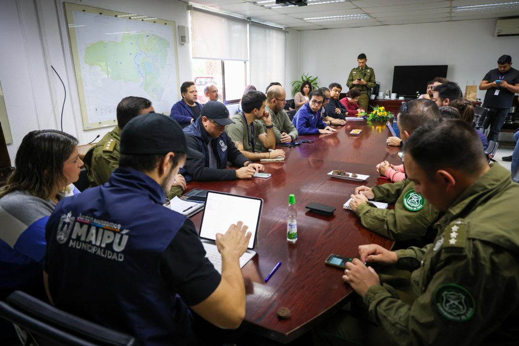 COGRID Domingo 1 de febrero por emergencia en Maipú debido a sistema frontal. 