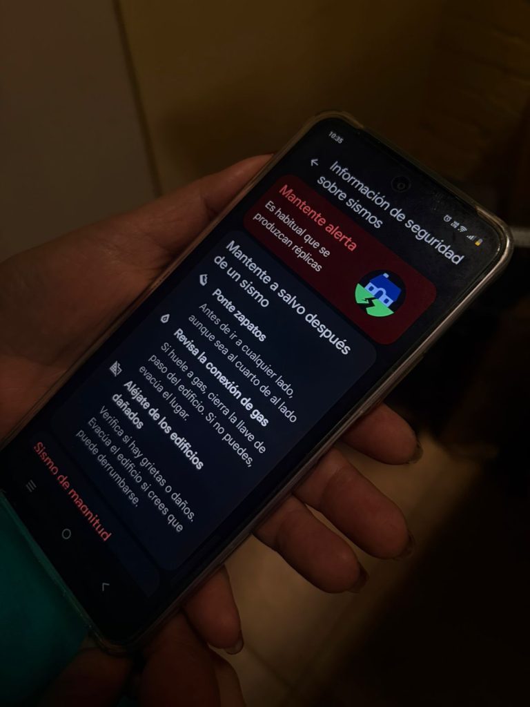 alerta sismo