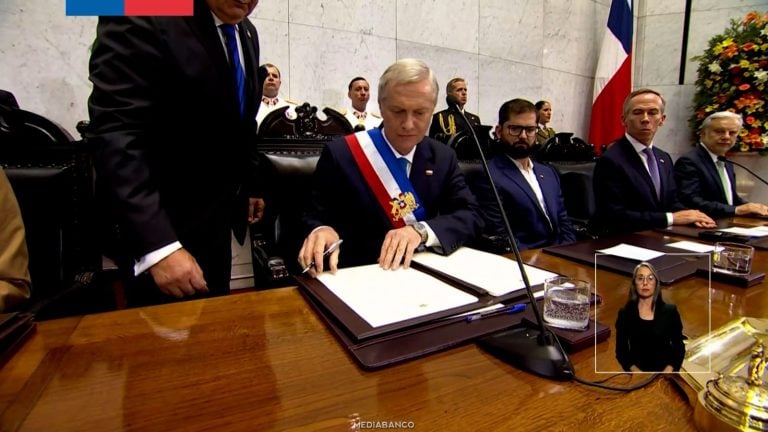José Antonio Kast asume como presidente de Chile.