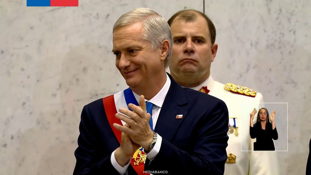 José Antonio Kast asume como presidente de Chile.