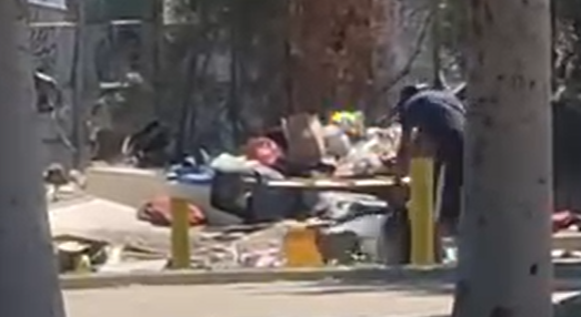 vertimiento de basura