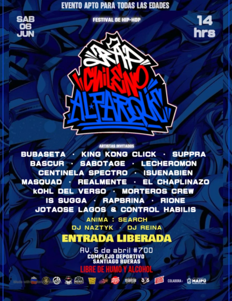 Regresa Rap Chileno al Parque: el festival gratuito de hip-hop tendrá su revancha en junio 2 675985248 885710234510809 8188106867369644676 n