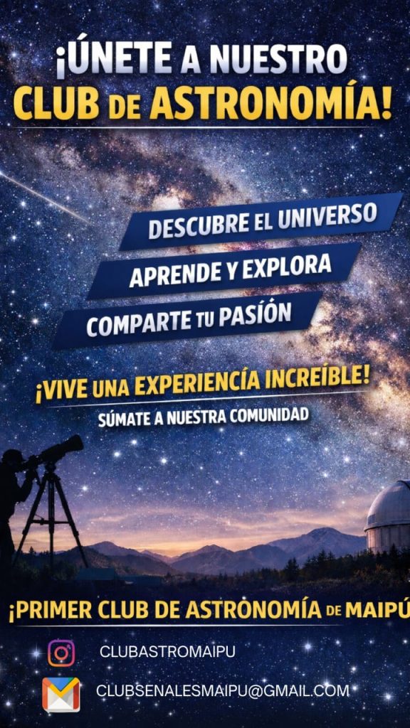 Astronomía en Los Bosquinos: club astronómico prepara actividad gratuita para este sábado 3 IMG 20260422 WA0005.jpg
