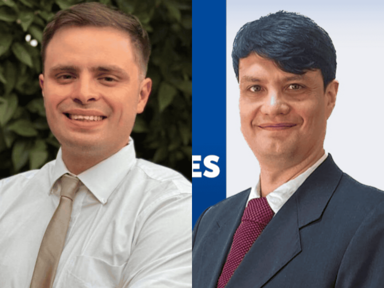 Gustavo Baehr y Heinz Almendares