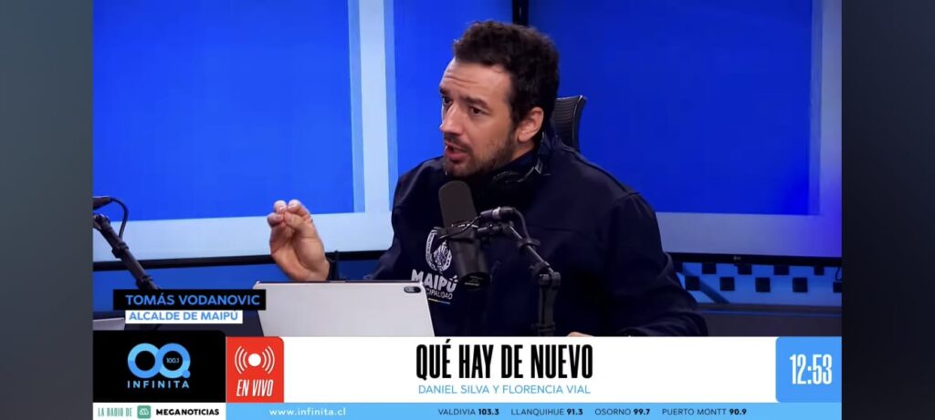 Vodanovic respalda alerta del Consejo Fiscal Autónomo: “Reducir el Estado sin eficiencia golpea a los más pobres” 1 Tomás Vodanovic en Radio Infinita