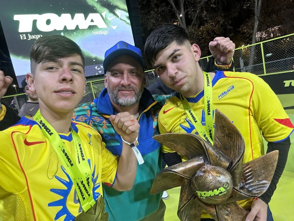 4 jóvenes de Maipú que viajan al Mundial de Fútbol Calle de Nike