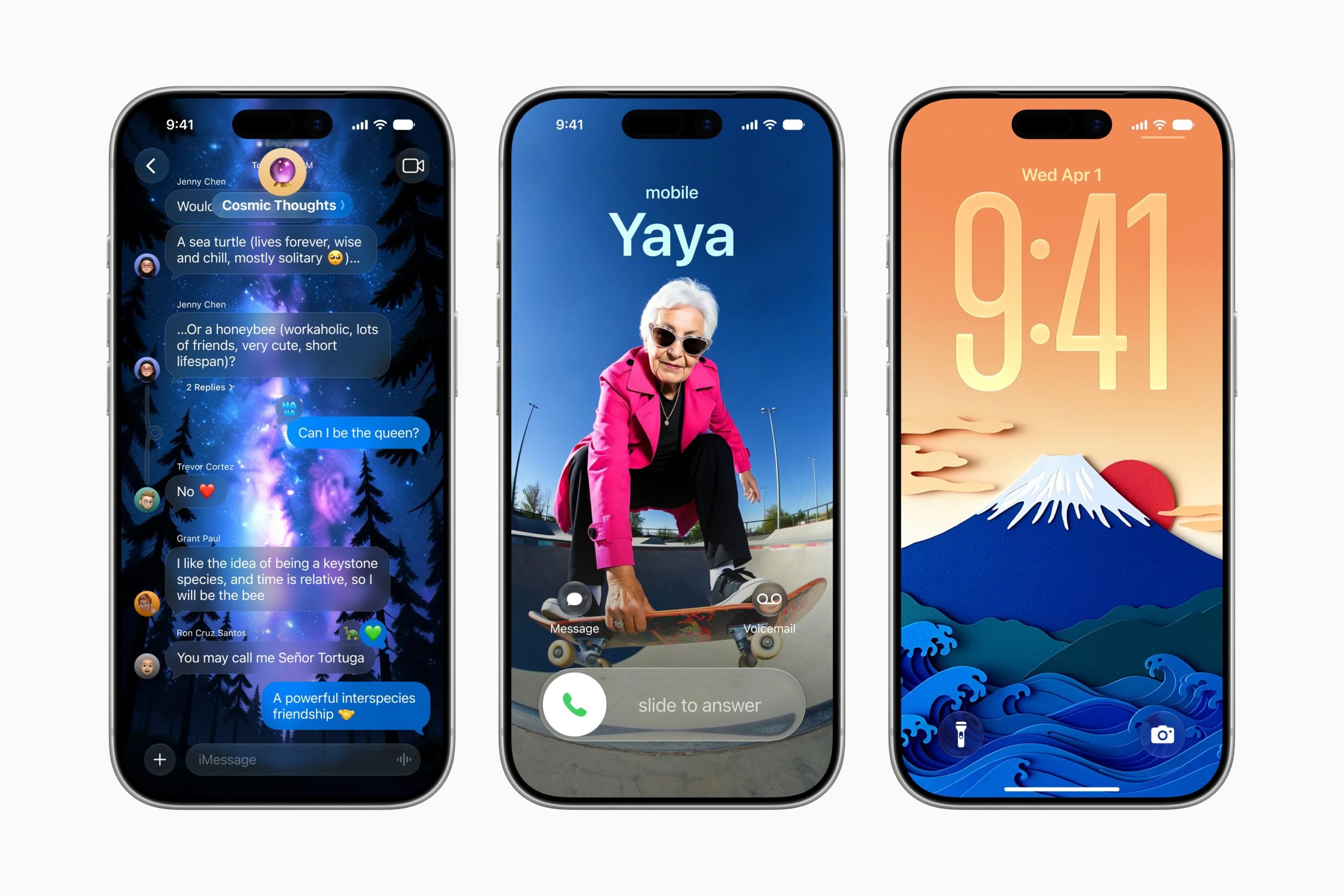 Apple refundó Siri con IA de Google, pero el español tendrá que esperar 1 Apple Intelligence Image Playground Messages and Contact Poster and Lock Screen 260608 scaled