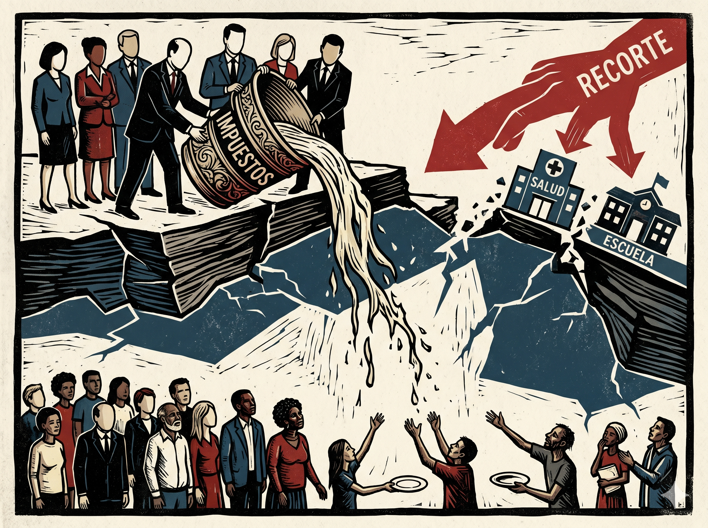 El derrame que jamás derramó: desmitifiquemos el dogma de fe neoliberal