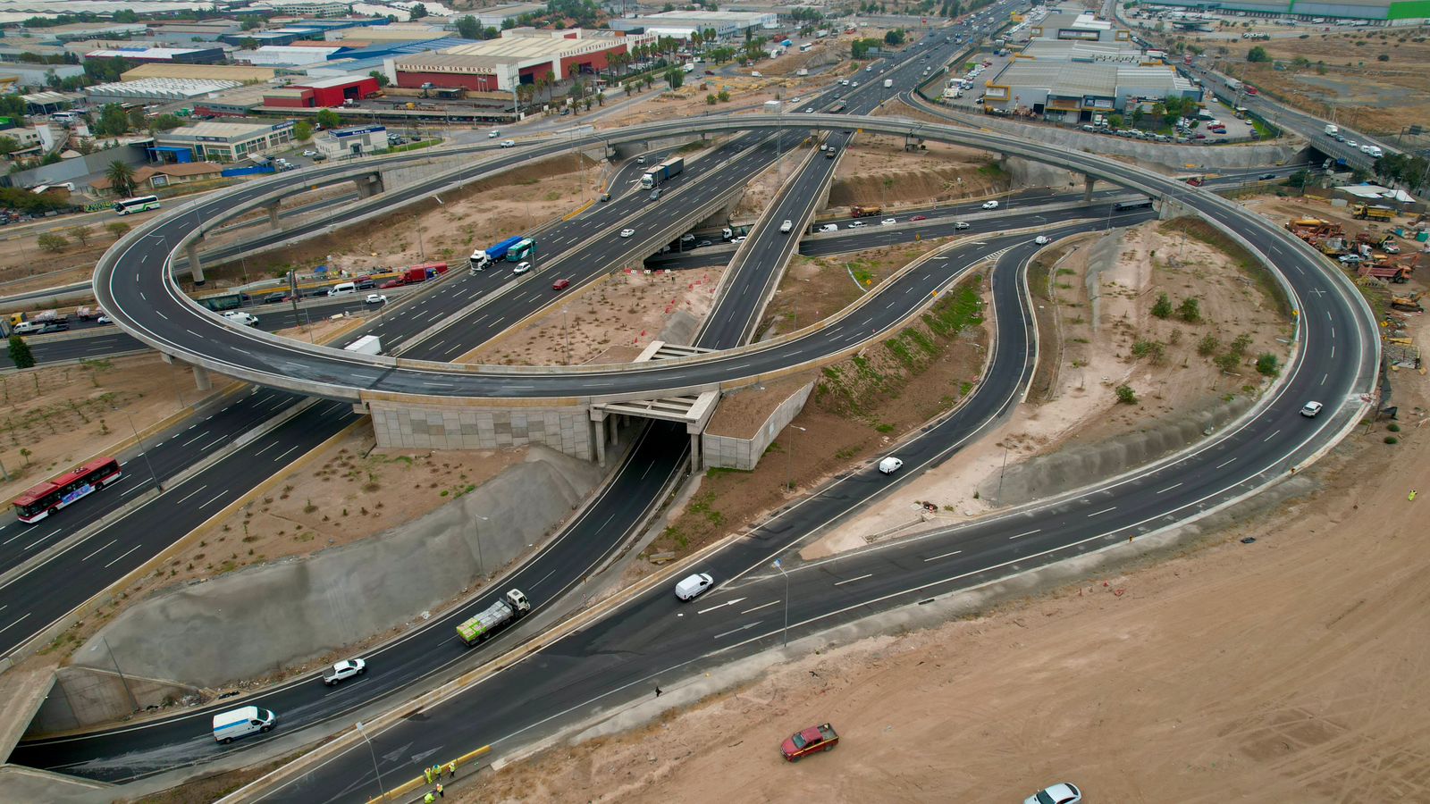 Enlace Vespucio Norte–Ruta 68 estrena fin de semana largo con todas sus conexiones operativas