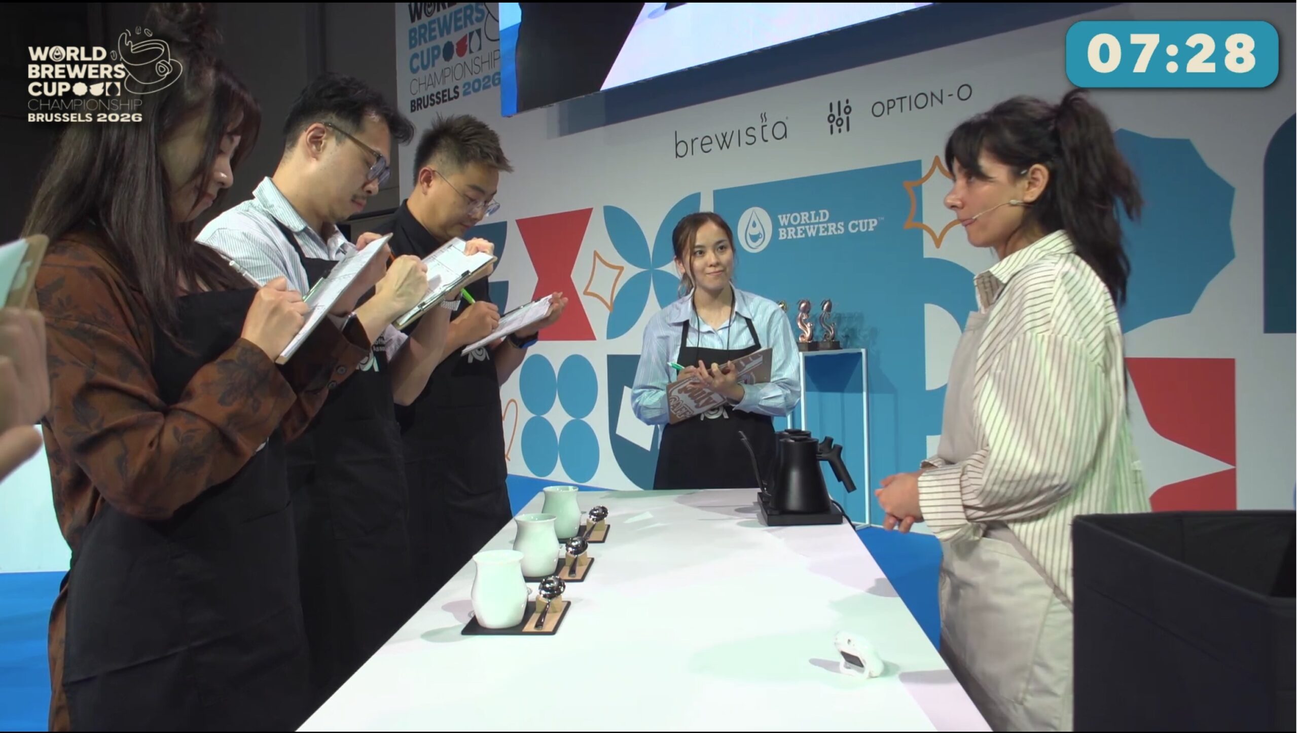 Vicky Zamora, la barista del Cahve compitió en el Mundial de Café Filtrado en Bruselas