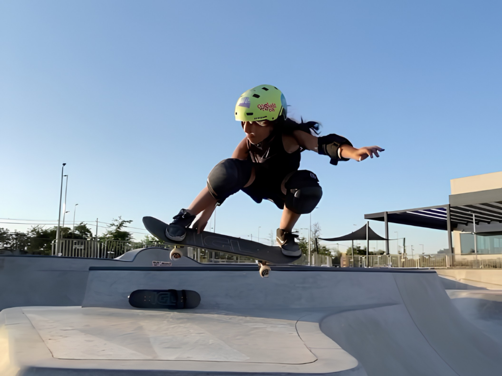 Conoce a Josefa Villela: la skater de 12 años del Club Héroes de Maipú que va al Mundial de Paraguay
