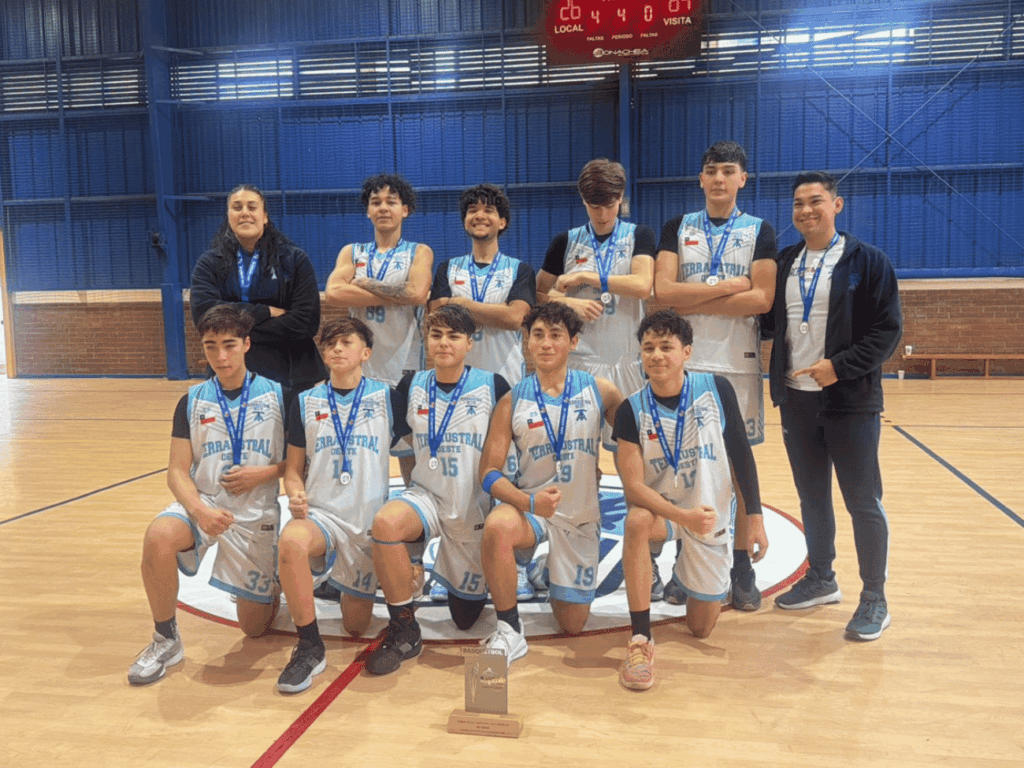 Básquetbol del Colegio Terraustral Oeste de Maipú asciende de categoría en la Copa Soprole UC