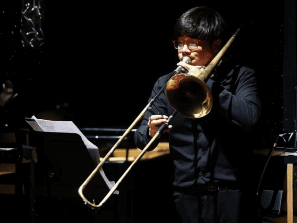 Diego Barrionuevo: el trombonista formado en Maipú que debutará como solista tras consagrarse en concurso nacional