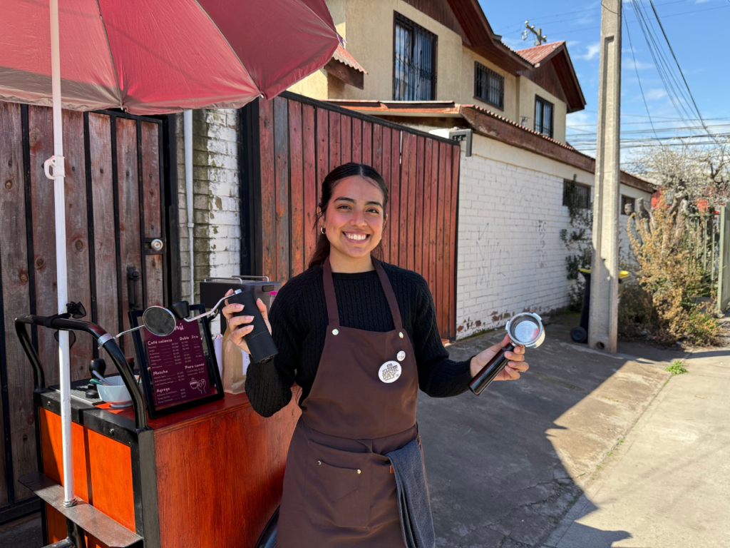 Tacheri: el carrito sobre ruedas que acerca el café de especialidad a los barrios de Maipú