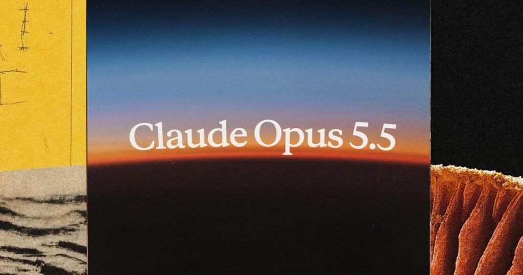 Imagen oficial de Anthropic para el lanzamiento de Claude Opus 5.5